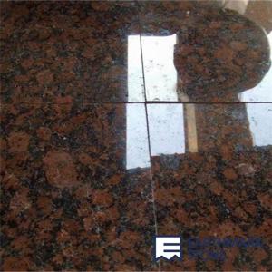 China Carmen Red Granite Tile factory