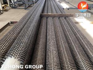 China ASTM A312 TP316L Stainless Steel Studded Tubes For Furnace And Oil Refinery factory