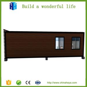 China prefabricated design flat rack luxury steel framed container 20ft house homes for sale factory