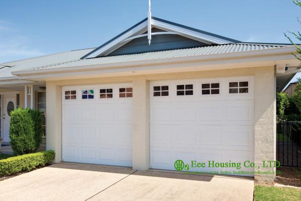 Detached garage,automatic sectional insulated garage door, Remote control