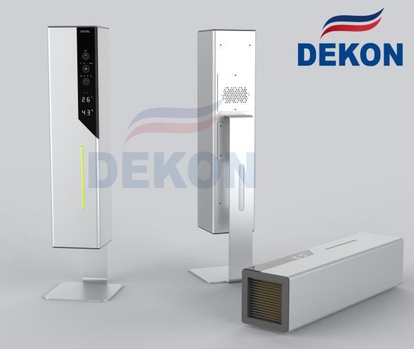 Indoor air quality device IAQ Cube UVC LED and photocatalysis filter HEPA filter