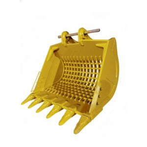 China Custom Heavy Duty Caterpillar Excavator Sieve Bucket for Screening and Sorting on sale