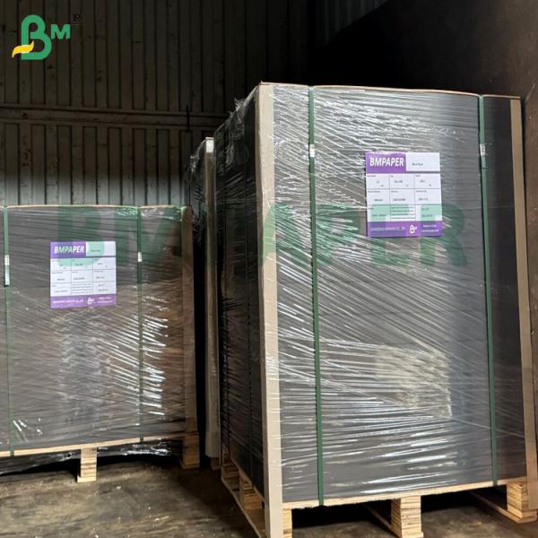 300g 400g Printability Fold Resistance Double Sided Black Cardboard For Hardcover Book Covers Business Cards