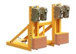 DG1000D Forklift Mounted Rubber-belt Drum Grabbers Capacity 1000Kg