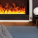 indoor modern water vapor fireplace electric led fireplace with remote control