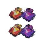 Purple Sandblast Size Custom Logo Lapel Pins Metal Pin Badges Crafts Custom