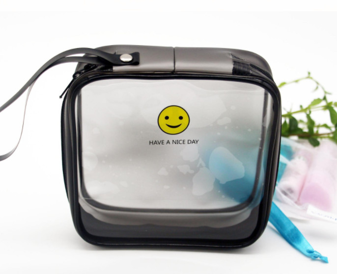 Fashion Heat Resistant Clear Vinyl Toiletry Bag For Packing Gifts