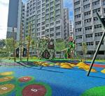 Safe and Sustainable Outdoor Spaces Colorful Recycled EPDM Rubber Granules