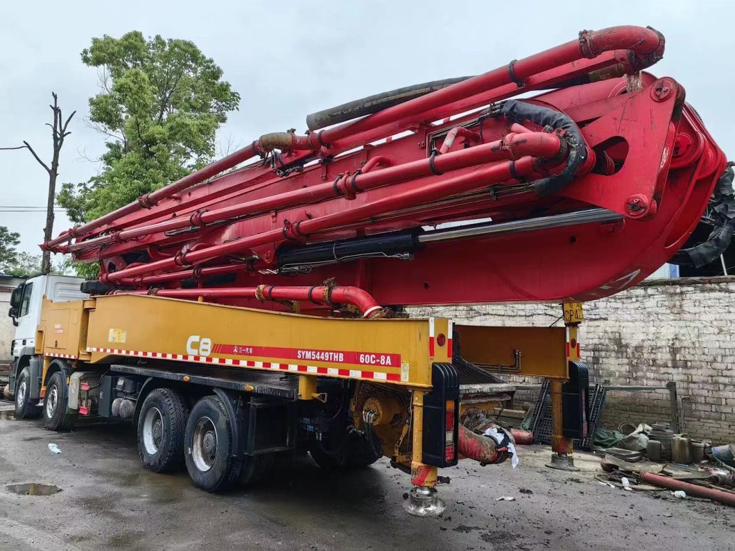 Perfect Original Condition 2019 56m Concrete Pump Truck Pump Concrete Mixer on Sale at Very Low Price