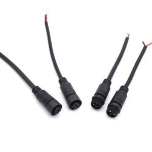 China Outdoor Screw Waterproof Connector IP67 M16 2 Pin Aviation Plug factory