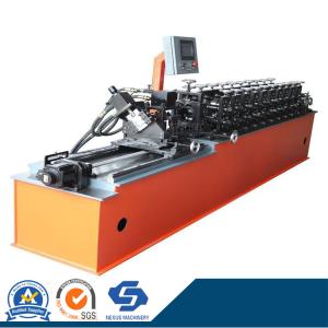 China Omega Purlin Profile Steel Cold Roll Forming Machine factory