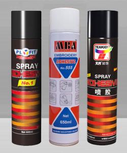 China Textile Spray Adhesive 650ml Waterproof Silicone Glue factory