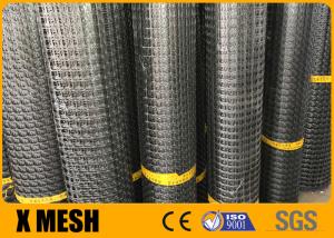 China Biaxial Plastic Mesh Netting Roll Geogrid For Roads 25KN/M factory