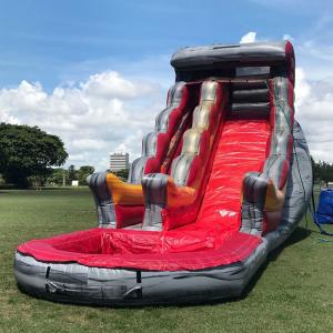 China Giant Inflatable Water Slide PVC Small Inflatable Water Slide With Detachable Swimming factory