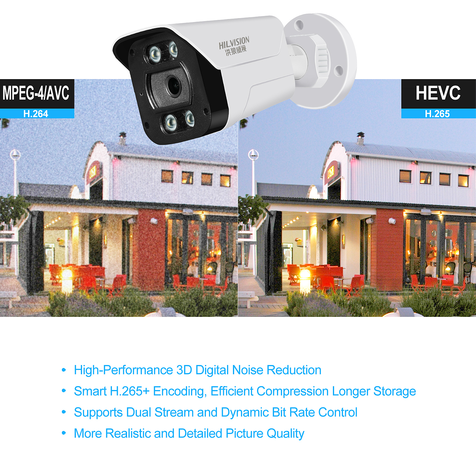 Plastic Case Built-in Mic 4MP Day Night Vision H.265 CCTV Analog Bullet Camera Security