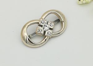 China Crystal Ornament Plastic Shoe Buckles 45*24MM Different Sizes Customized factory