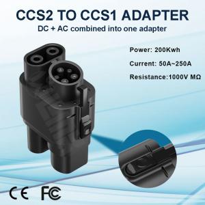CCS2 to CCS1 Adapter EV Charger Adpater DC 1000V 250A CCS2 to CCS1 Plug Car