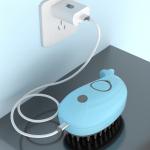 Pet Hair Remover dog Steam Brush Whale 3 In1 Steam Grooming Comb Multifunctional