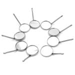 Anti Fog Dentist Instrument Plain Mirror Stainless Steel Oral Reflectors
