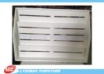 Sugars / Cigarettes Wooden Display Stands White MDF Countertop Display Stand