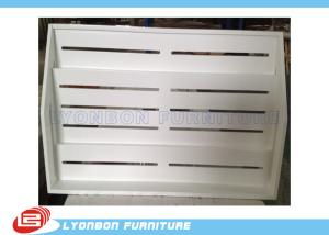 China Sugars / Cigarettes Wooden Display Stands White MDF Countertop Display Stand factory