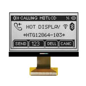 China 128X64 Gray COG LCD Module Graphic 66.52x33.24mm ST7565P HTG12864-103 factory