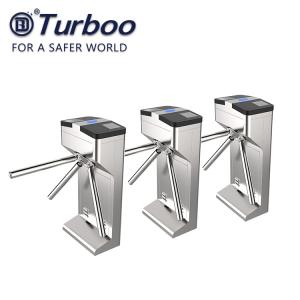China Access Control Entrance Barrier Gate , Half Height Turnstile Electromechanical Flap factory