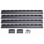 Powder Coated Heavy-duty Steel Adjustable Multifunctional Storage Bin Rail