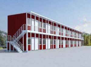 China Self-made flat pack container house hotel for sale factory