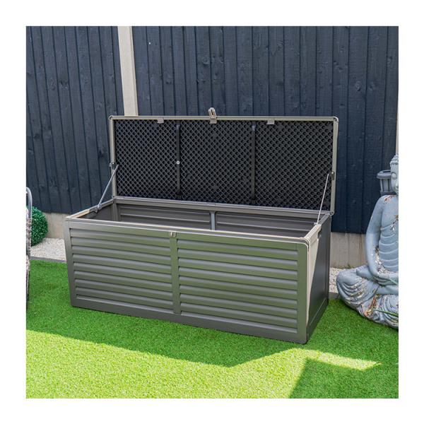 Polypropylene Outdoor Garden Storage Box for Poolside Patio AJUNION 390L 103
