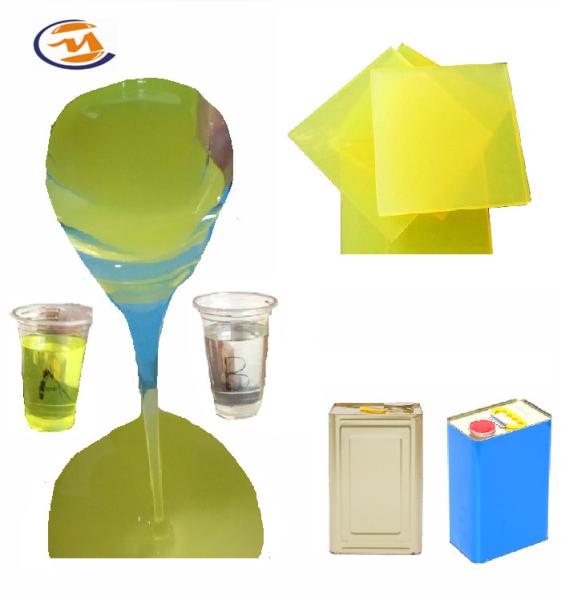 Tough Clear Yellow Polyurethane Liquid Plastic 80 Shore A For Casting Industrial
