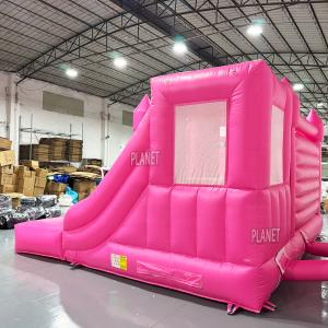 Popular Moonwalk Pink Inflatable Bouncy Castle Bounce House Jumping Castle