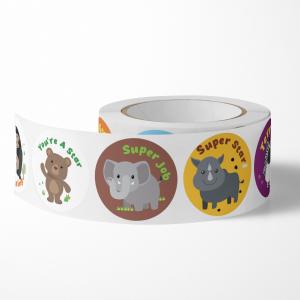 Customization Design Food Labeling Stickers with Self Adhesive