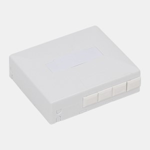 300 5 2 6 4 Core Fiber Optic Termination Box FTTH Wall Box OEM Acceptable
