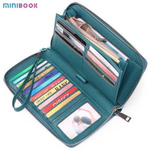 China Large Capacity Rfid Blocking Money Clip Credit Card Holder for Women Custom Coin Purse factory