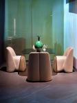 Minimalist 5 Star Hotel Lobby Furniture Velvet Single Lazy Sofa Chair