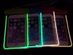 Luminous Waterproof Phone Case Bag , Waterproof Beach Phone Bag For IPhone X