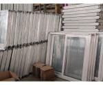 80mm Single PVC Sliding Window Single Glass Tempered Glazed White UPVC With
