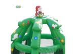 Inflatable Christmas Bounce Castle Santa Claus Bounce Easy To Carry