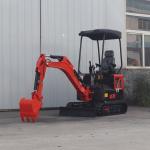 Multifunction 1.7 Tonne 360 Mini Excavator Machine , Small Digging Machine