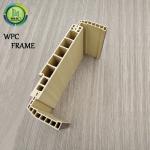 ODM WPC Soundproof Wooden Sliding Door , Unequal Sliding Bathroom Door