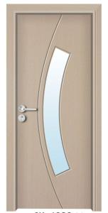 China AB-GM6023 PVC-MDF glass door factory
