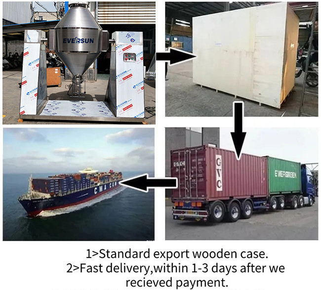Explosion Proof Double Cone Powder Mixer 120kg Conical Mixer For Granular