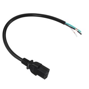 IEC C13 to Stripped Wire Power Cable 10A 250V for Server PDU