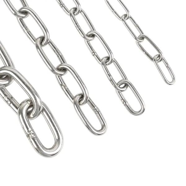 316 Stainless Steel Boats Anchor Chain DIN766 Standard for Ship Black Test load