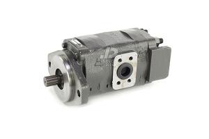 China EC360 D12D Hydraulic Double Gear Pump Excavator Pilot Pump factory