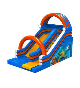 China Children Fun Park Inflatable Slide With Arch For Rentals factory