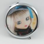 Shinny Gifts 3D Cartoon Girl Design Cosmetic Mirror Makeup Mirror