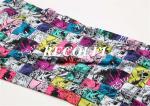 Comic Printing Activewear Made From Recycled Plastic Polyester Stretch Fabric