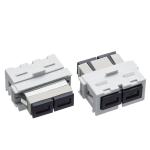 Optical Fiber Adapter Optic Adapter LC/APC Single Mode Duplex Coupler Coupling